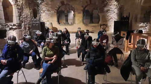 Bild einer Gruppe bei der VR Führung